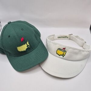 NWT Exclusive MASTERS golf Baseball Hat & Visor By American Needle